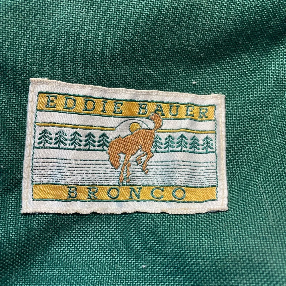 Vintage Eddie Bauer Bag Computer Bag Green